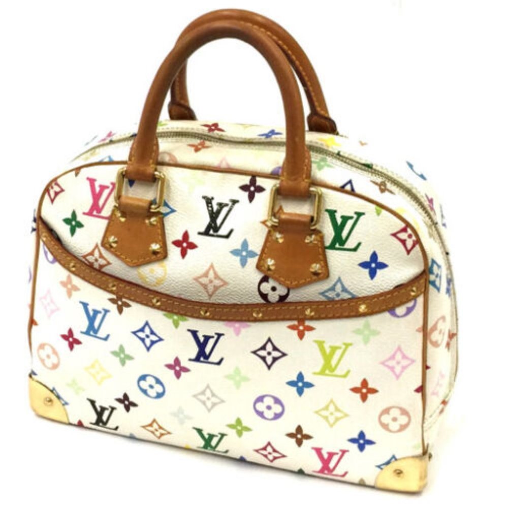 Trouville Multicolor White Shoulder Bag